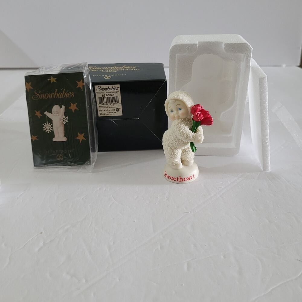 Department 56 Snowbabies "Your A Sweetheart" Figurine